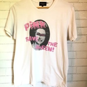 Pink Save the Queen T-Shirt - Size Medium